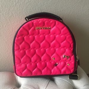 Betsey Johnson backpack/lunch bag